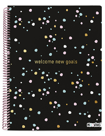 CUADERNO MOOVING A4 UNIVERSITARIO 80H CHIC CUADRICULADO