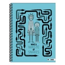 CUADERNO MOOVING A4 UNIVERSITARIO 80H RICK AND MORTY R