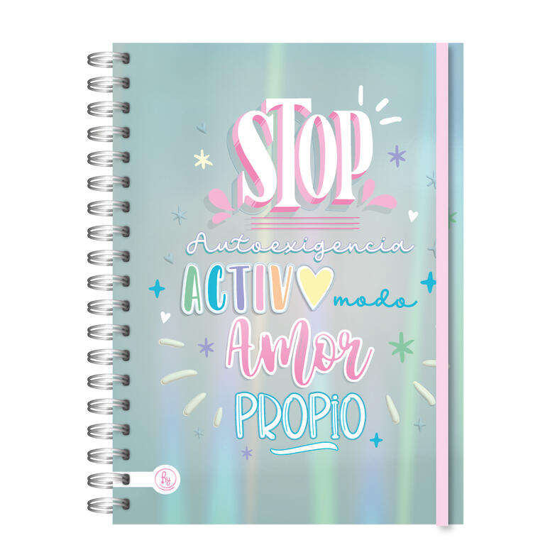 CUADERNO RY 1019 15X21 ANILLADO HOLOGRAFICO 80H