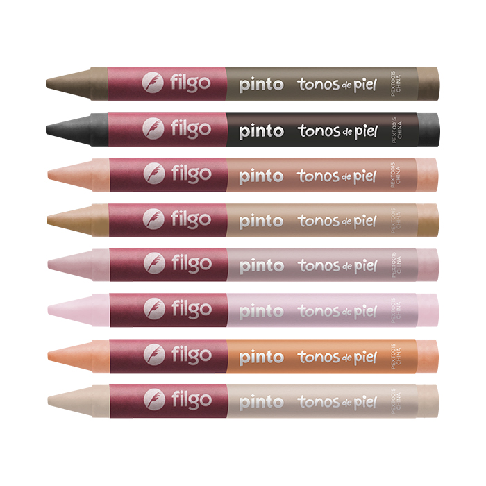 CRAYONES FILGO X8 TONOS PIEL LIQUIDACION