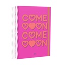 CUADERNO FW 16X21 96HOJAS PINK