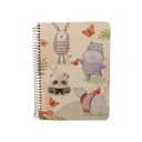 CUADERNO RY 1085 15X21 ANILLADO SEMI FLEX ESCOLAR 80H