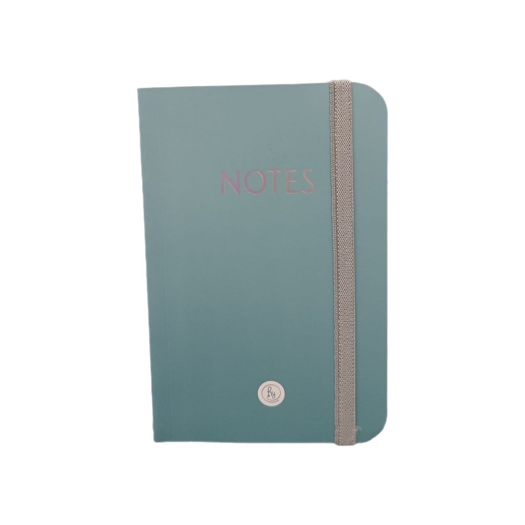 LIBRETA RY 1009 9.5X14.5CM C/ELASTICO METAL