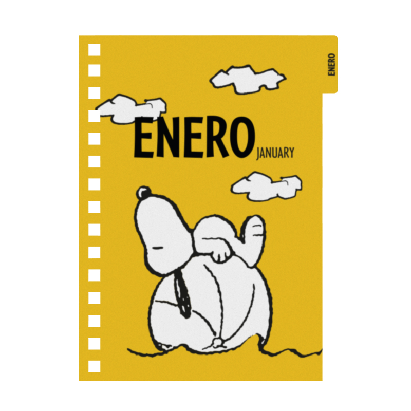 AGENDA MOOVING 14X20 DXP SNOOPY