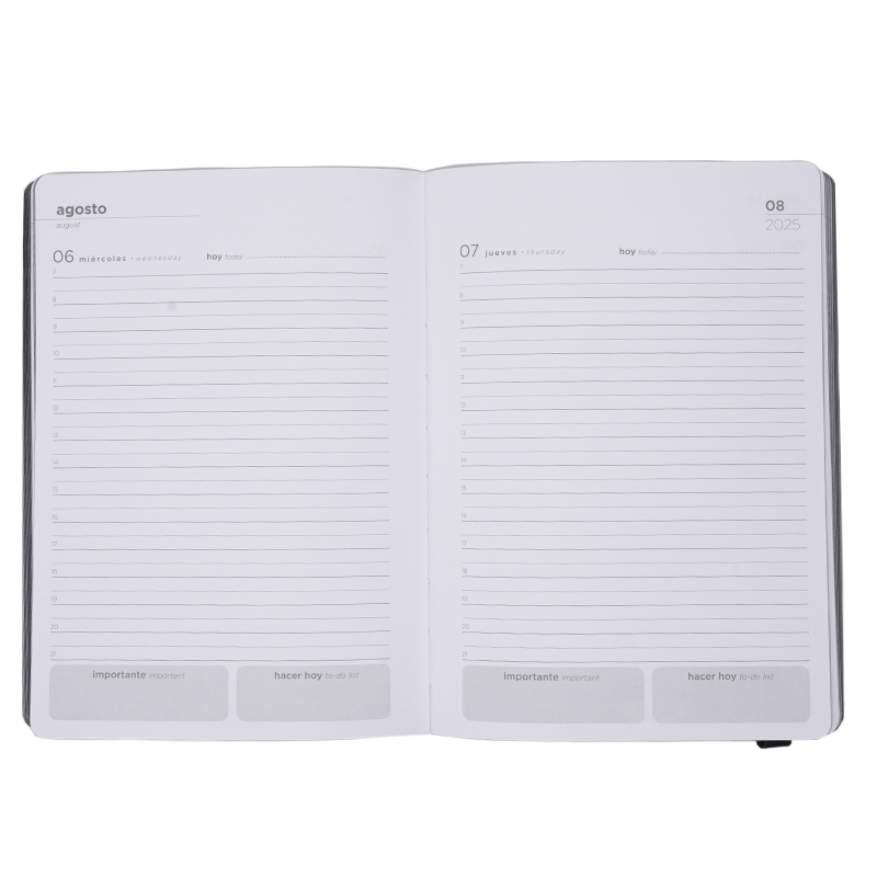 AGENDA MOOVING 15X21 DXP BLACK