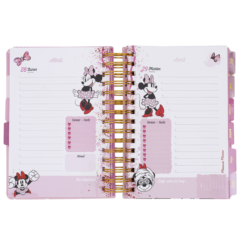 AGENDA MOOVING 14X20 DXP MINNIE MOUSE