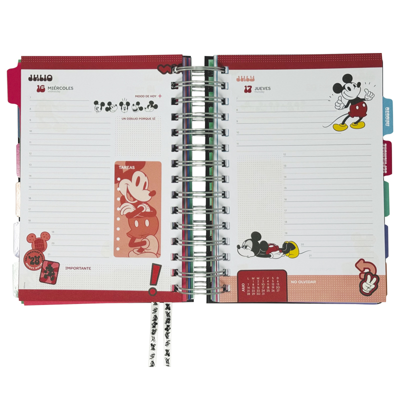 AGENDA MOOVING 14X20 DXP MICKEY Y FRIENDS