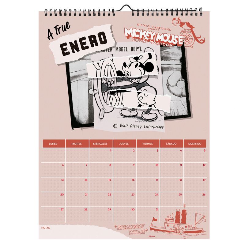 CALENDARIO MOOVING 35X25 MICKEY Y FRINDS