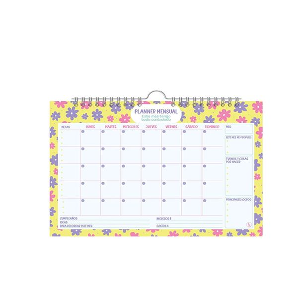 PLANNER MENSUAL RY 8033 35X25