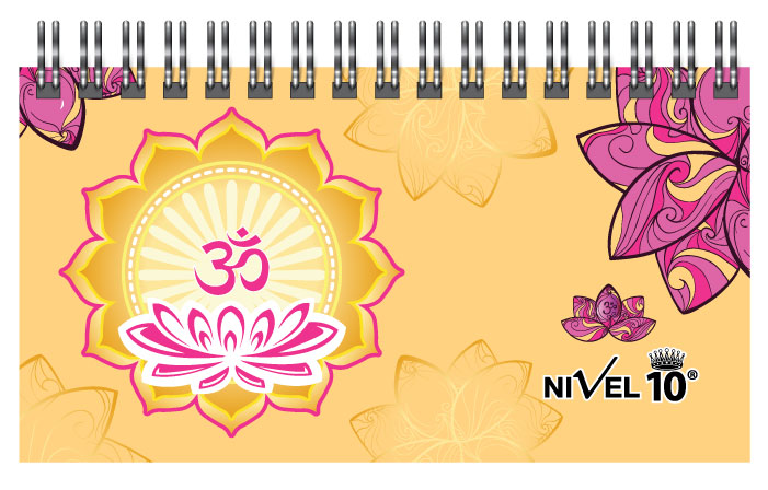 AGENDA NIVEL 10 POWER LINEA NAMASTE C/ELASTICO