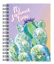 AGENDA NIVEL 10 TOP ESPIRALADA CACTUS C/ELASTICO