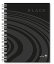 AGENDA NIVEL 10 BONJOUR ESPIRALADA BLACK C/ELAST.