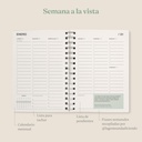 AGENDA FERA SV 14X20 ESPIRALADA NEUTRA TD-VERDE