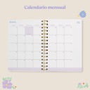 AGENDA FERA SV 15X21 ESPIRALADA  FLORES