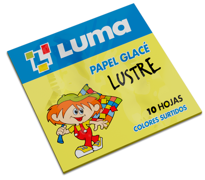 PAPEL GLACE LUSTRE 10X10 (10 HOJAS)