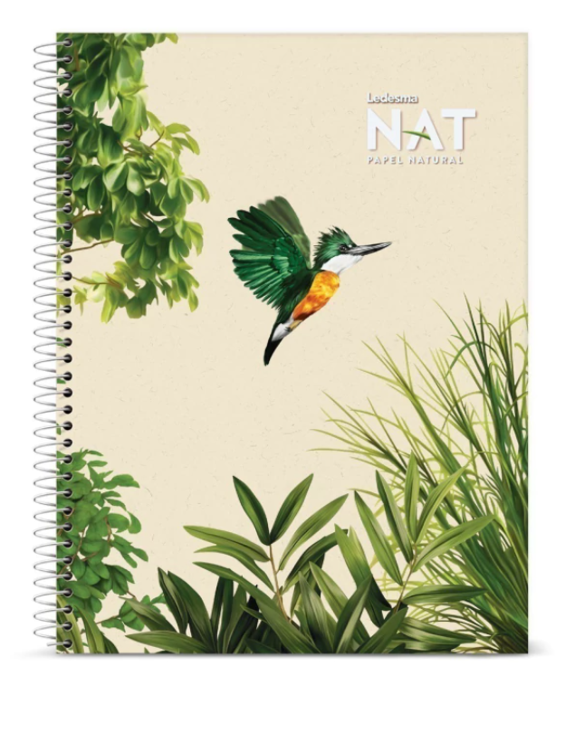 CUADERNO LEDESMA NAT T/B 22X29 70H CUADRICULADO