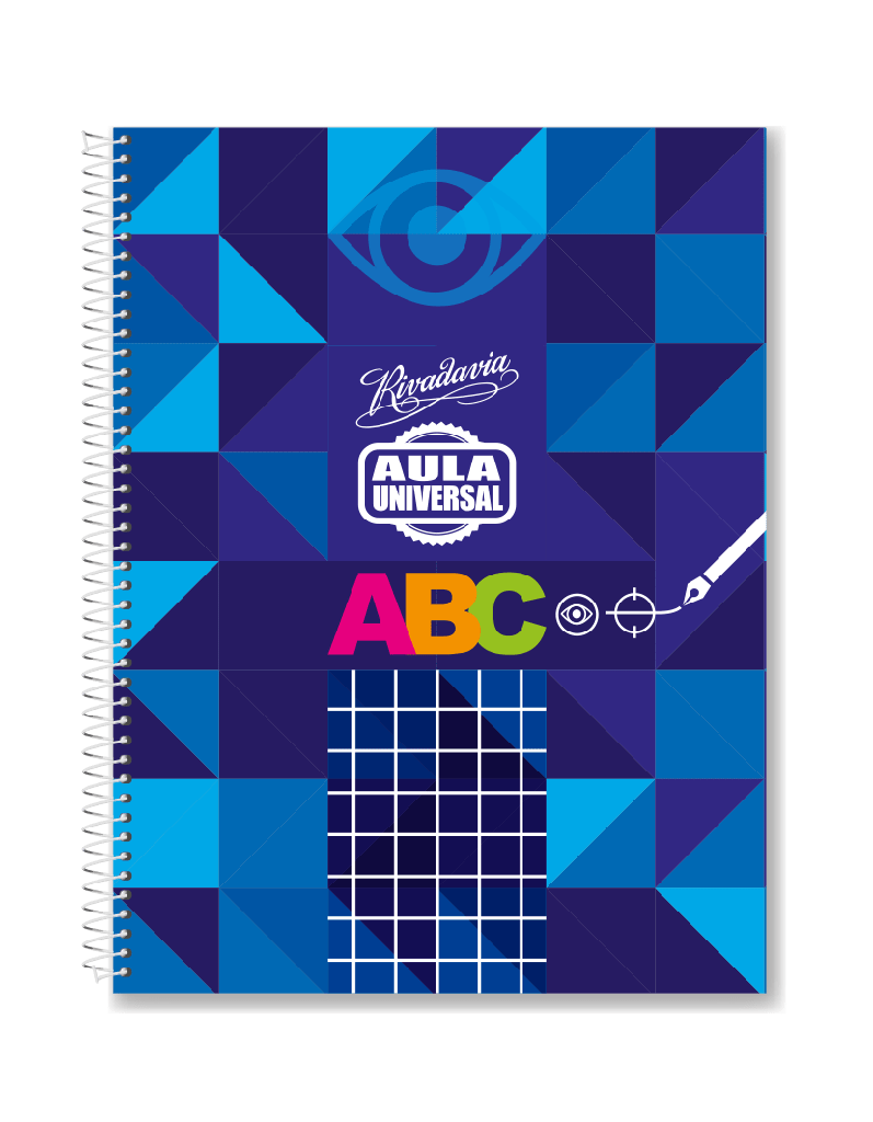 CUADERNO RIVADAVIA ABC AULA 21X27 60H CUADRICULADO