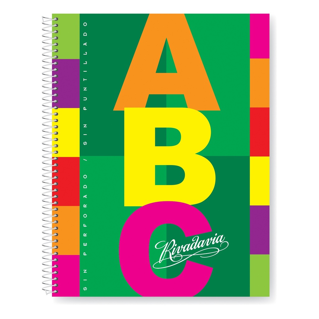 CUADERNO RIVADAVIA ABC PARA FORRAR 21X27 60H CUADRICULADO