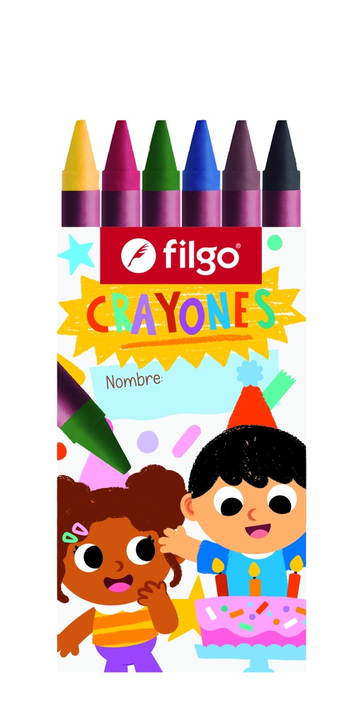 SET FILGO PARTY CRAYONES X10