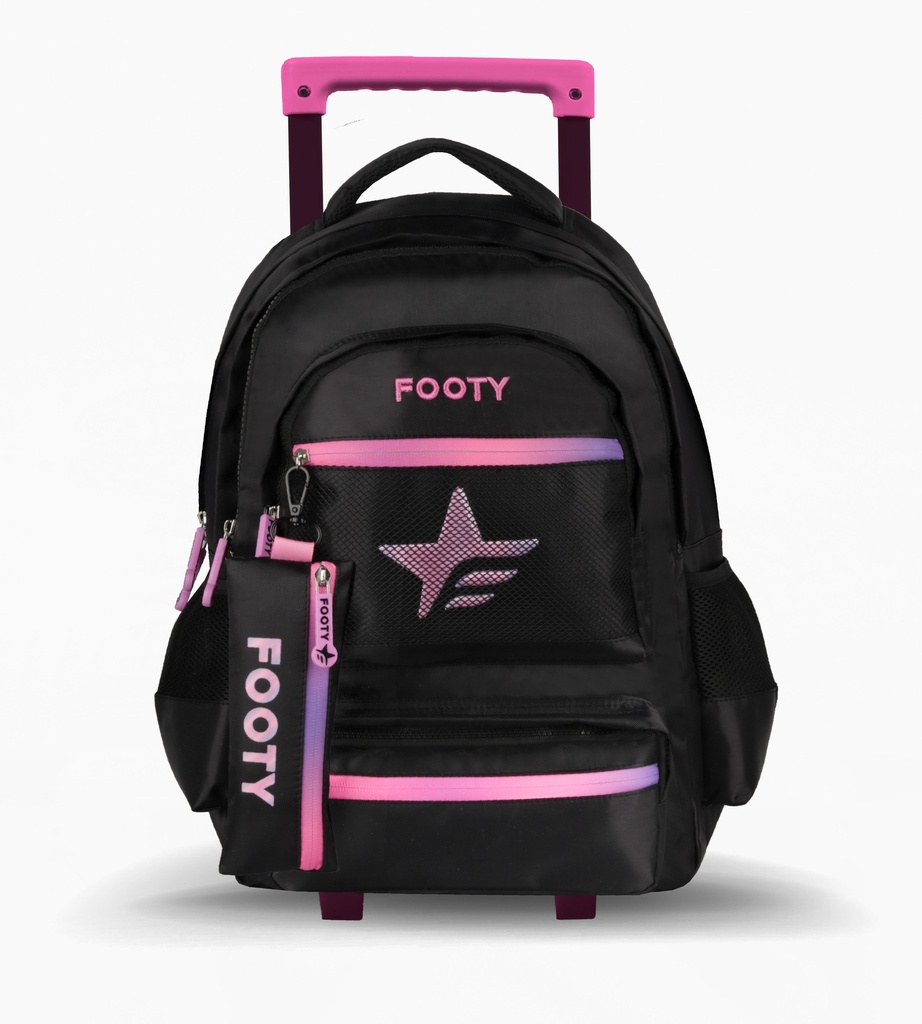 MOCHILA FOOTY C/CARRO 18'' BIG KIDS STAR