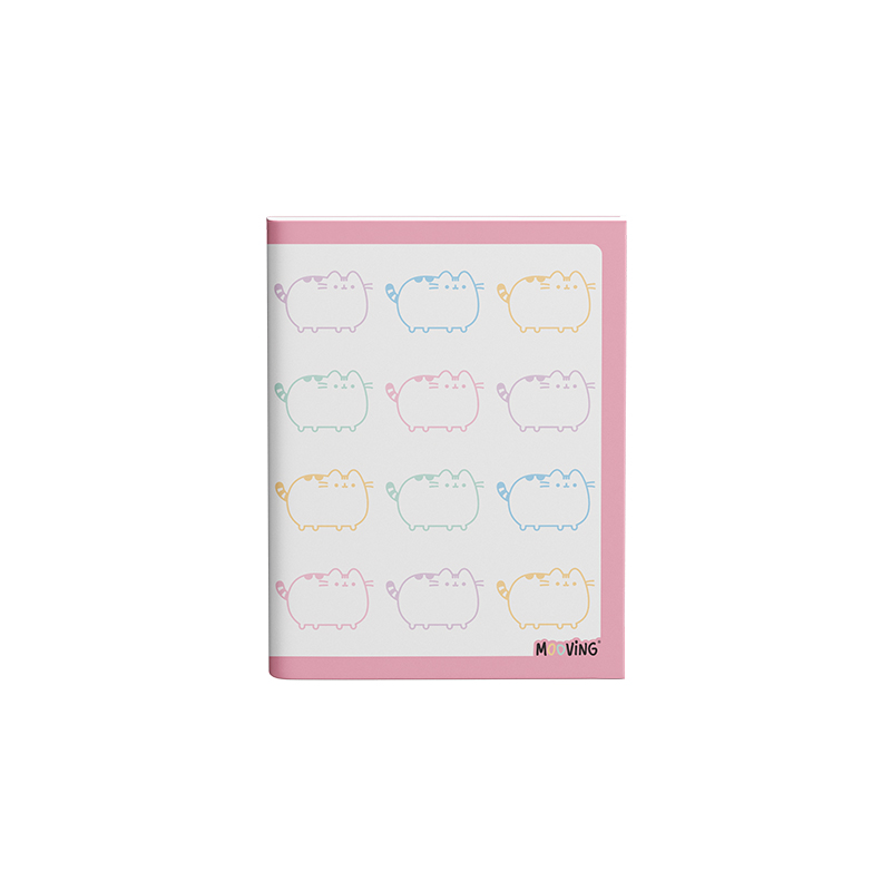 CUADERNO MOOVING 16X21 T/F 48H PUSHEEN