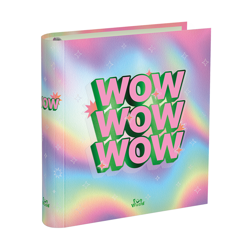 CARPETA 3X40 FW FUN WORLD HOLOGRAPHIC