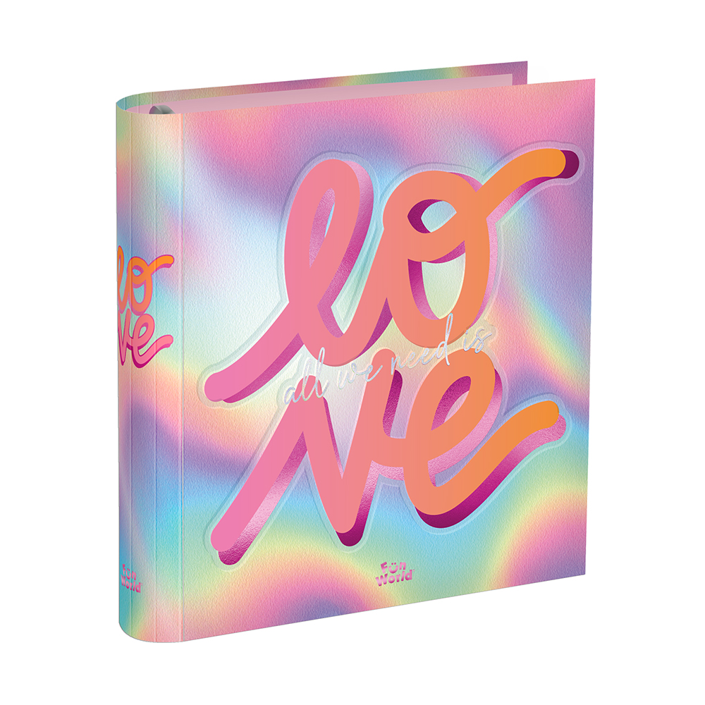 CARPETA 3X40 FW FUN WORLD HOLOGRAPHIC