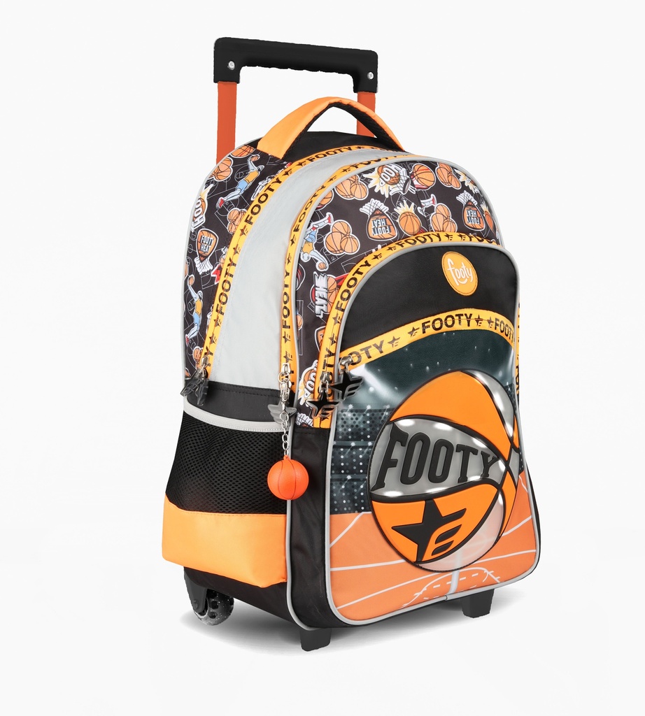 MOCHILA FOOTY C/CARRO VARON JUMP C/LUZ