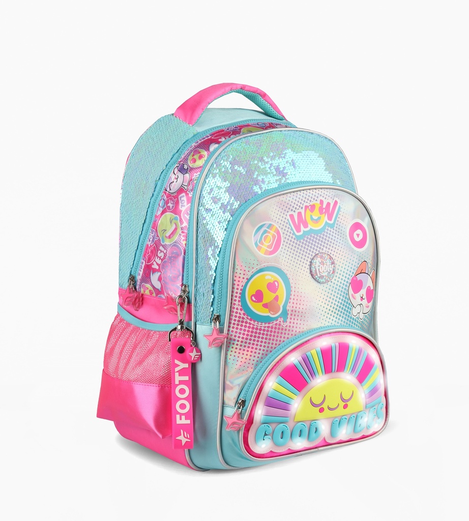 MOCHILA FOOTY ESPALDA NENA SUNSHINE C/LED