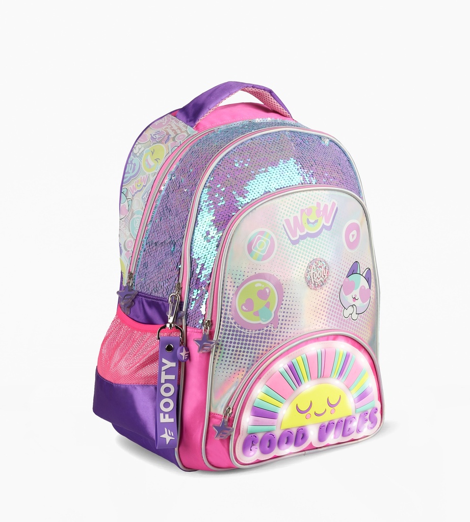 MOCHILA FOOTY ESPALDA NENA SUNSHINE C/LED