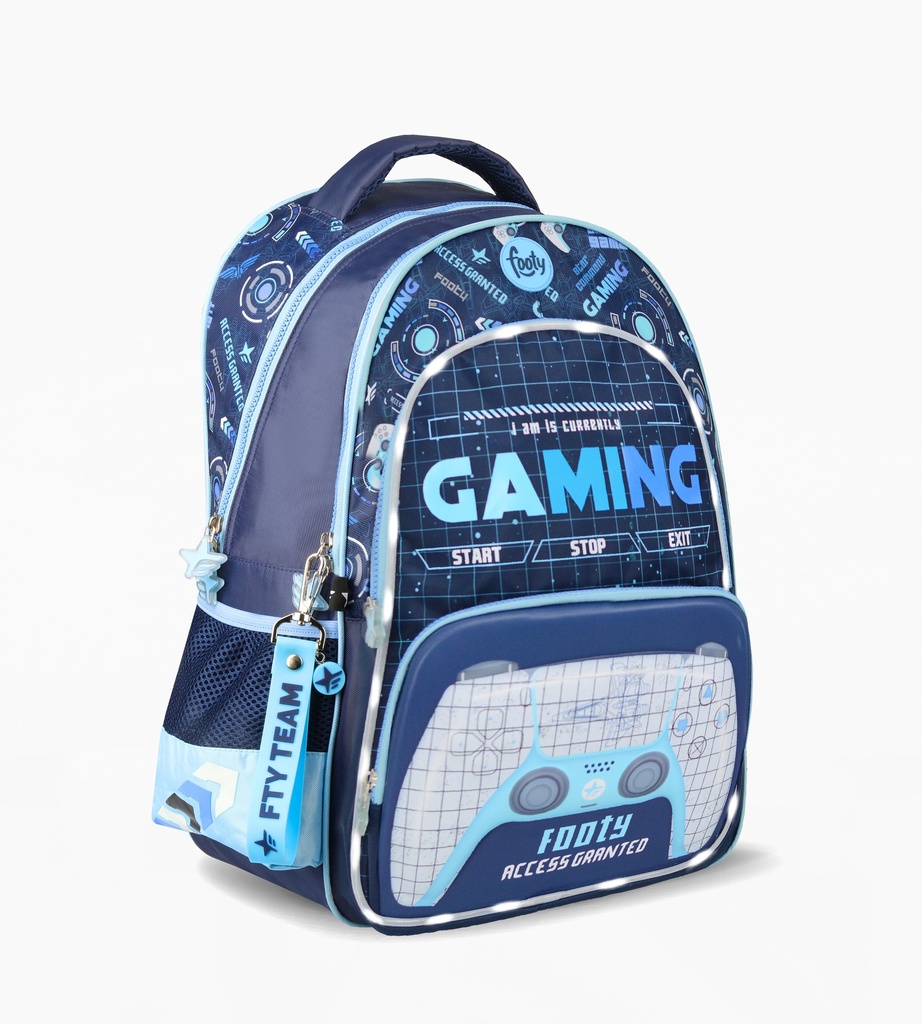 MOCHILA FOOTY ESPALDA VARON LEVEL UP C/LED