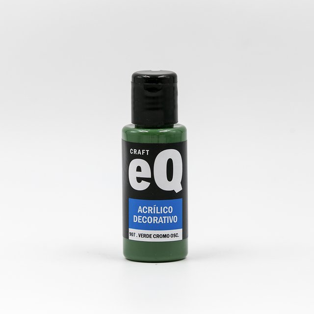 ACRILICO EQ 50CC VERDE CROMO OSCURO