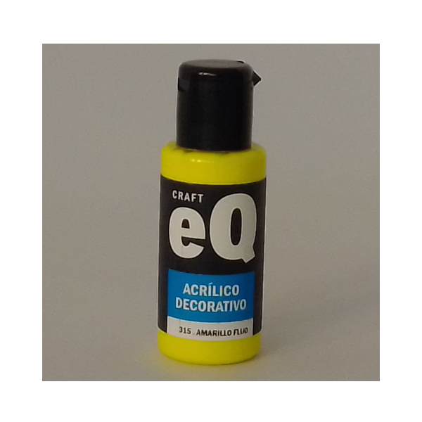 ACRILICO EQ 50CC AMARILLO FLUO