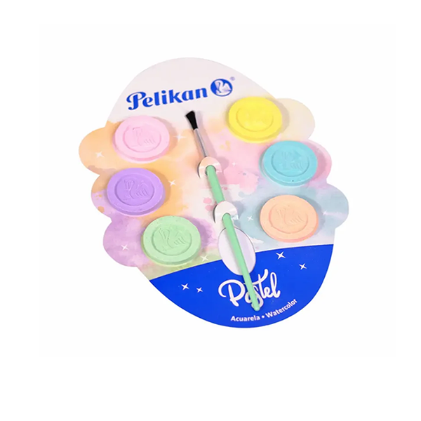 ACUARELA PELIKAN INFANTIL X6 PASTEL