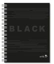 AGENDA NIVEL 10 BONJOUR ESPIRALADA BLACK C/ELAST.