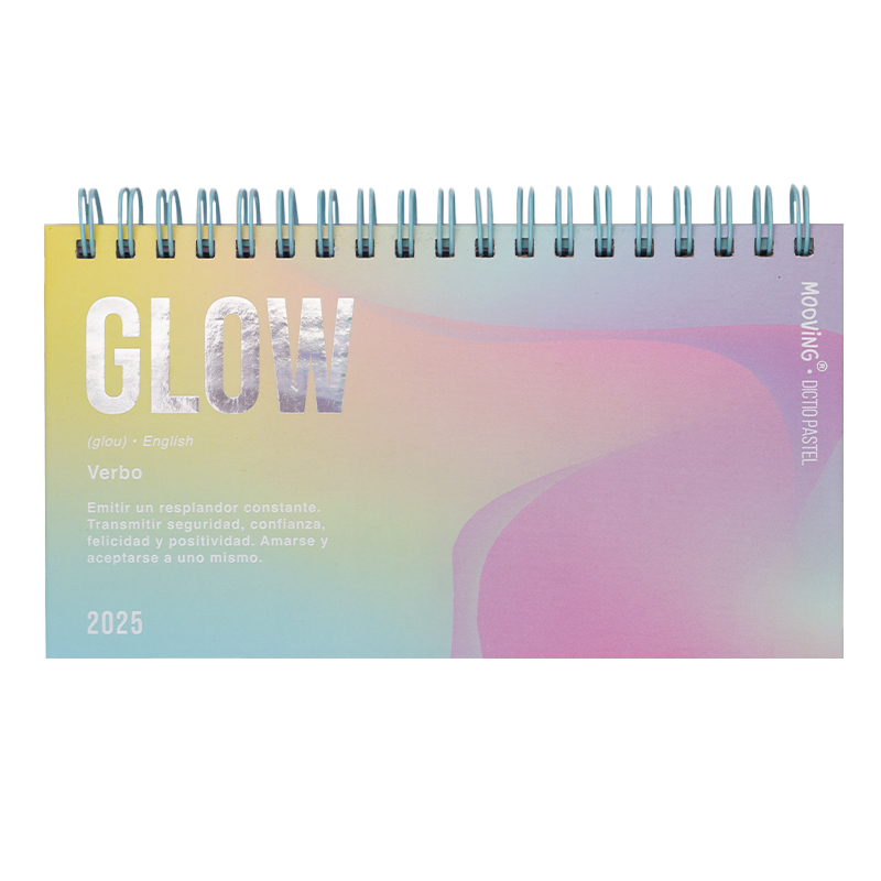 AGENDA MOOVING POCKET ESPIRALADA DICTIO PASTEL