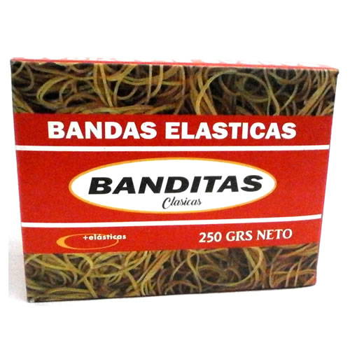 BANDAS ELASTICAS BANDITAS CAJA X250G