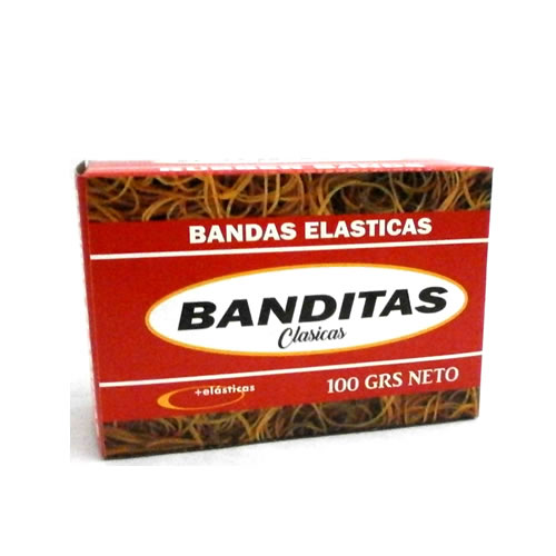 BANDAS ELASTICAS BANDITAS CAJA X100G