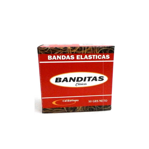 BANDAS ELASTICAS BANDITAS CAJA X50G