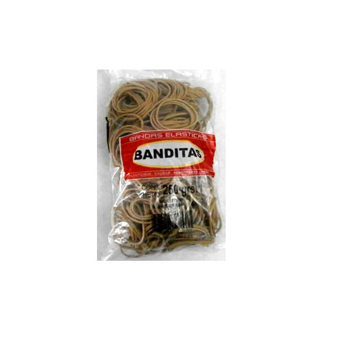 BANDAS ELASTICAS BANDITAS BOLSA X250G