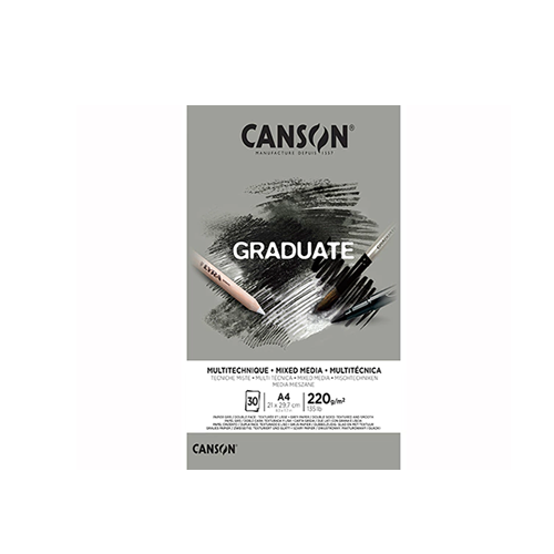 BLOCK CANSON GRADUATEMIX MED 220G 30H A4