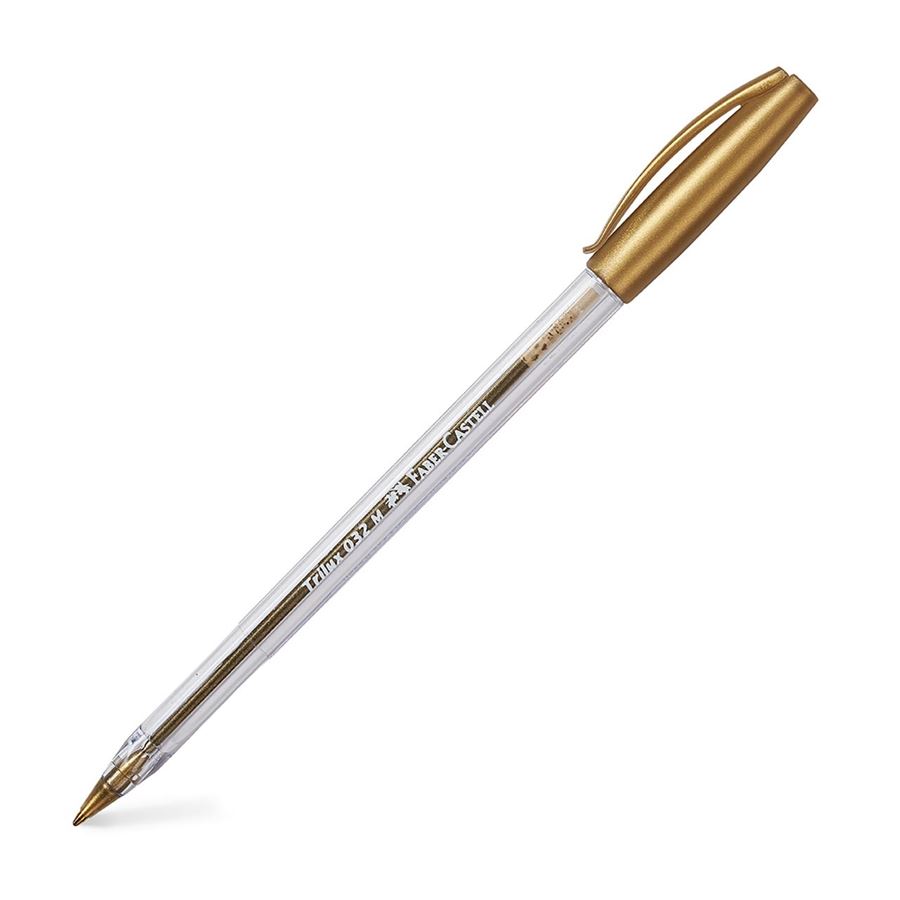 BOLIGRAFO FABER TRILUX 032 X12 DORADO