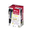 BOLIGRAFO FILGO GINZA 027 X36 NEGRO RETRACTIL