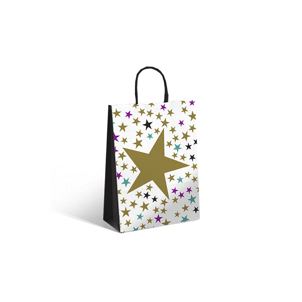 BOLSA RP GOLD STARS 14X08X20