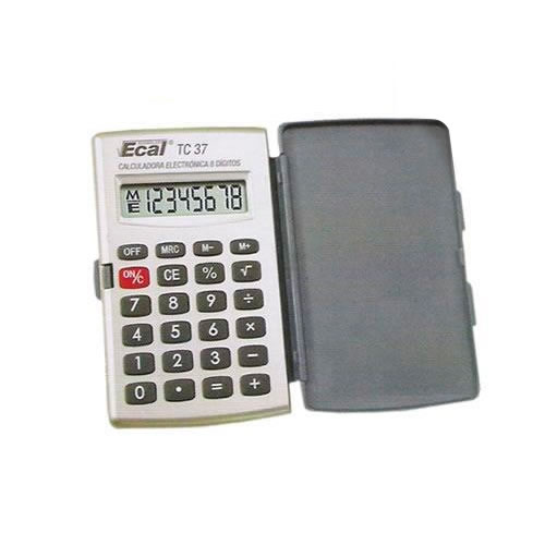 CALCULADORA ECAL DE BOLSILLO TC37 8DIG+1PILA