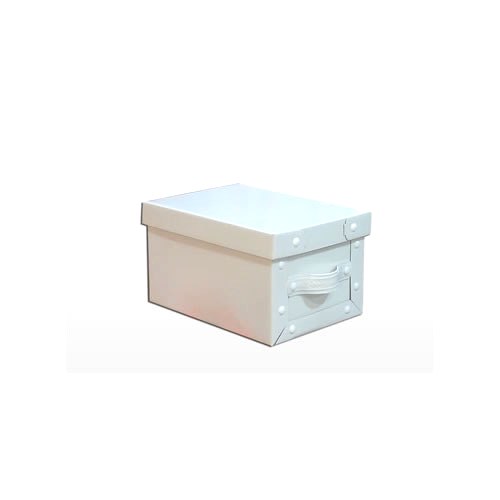 CAJA BAULERA CHICA BLANCA 32X23X18