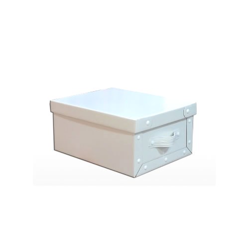 CAJA BAULERA MEDIANA BLANCA 39X30X18