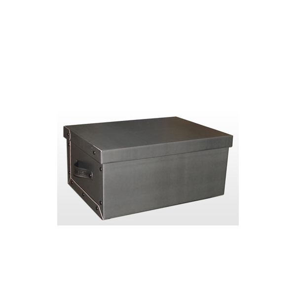 CAJA BAULERA GRANDE NEGRA 48X36X22