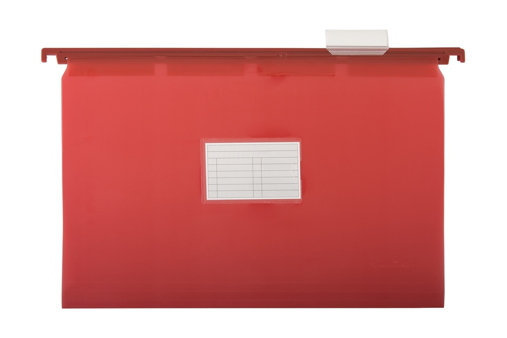 CARPETA COLGANTE LAMA PVC ROJO X10