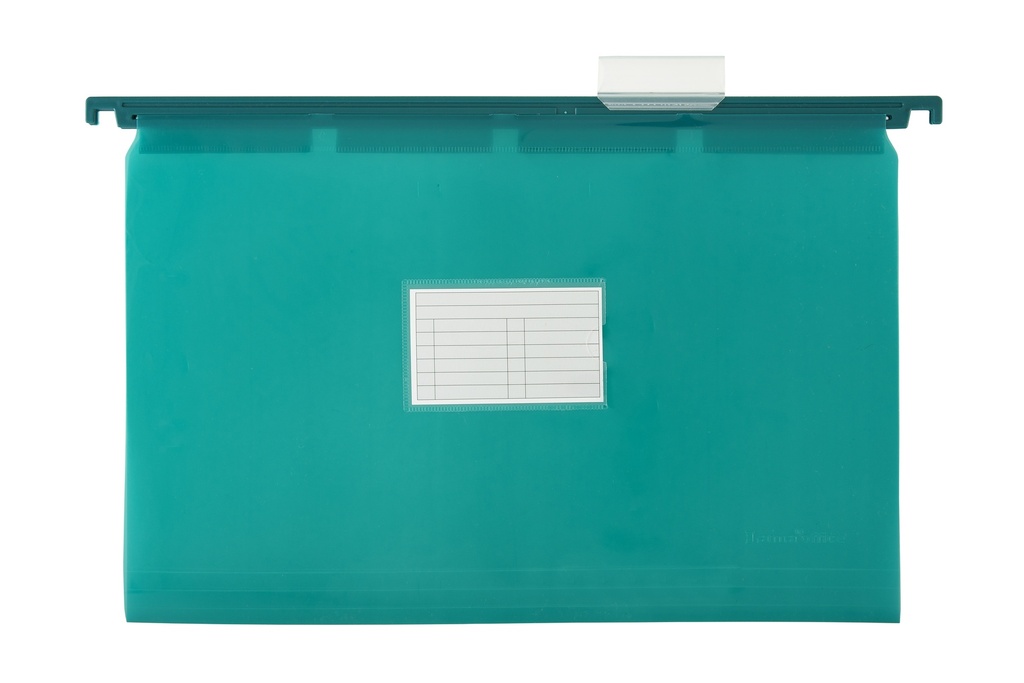 CARPETA COLGANTE LAMA PVC VERDE X10